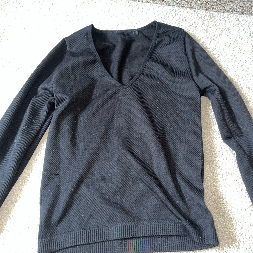 Classic Black V-Neck T-Shirt